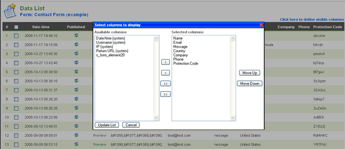 data-list-filter