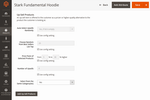 Backend: Product Config: Upsells preview