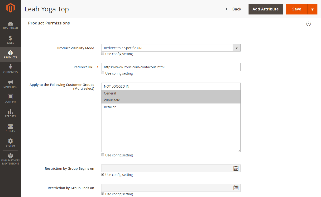 Magento 2 Catalog Permissions Hide Products in Magento 2 Category