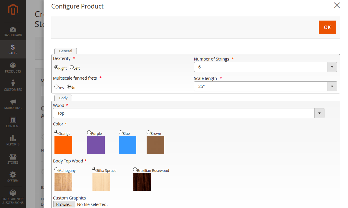 Magento 2 Customizable Options Extension Dynamic Product Options for