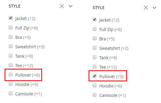 Magento 2 Layered Navigation with Improved Product Count