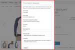 Magento 2 Price Match Popup Form