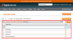 Magento Backend: List of Custom Option Templates