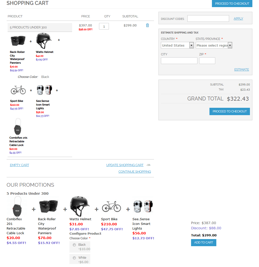 Magento Promotions & Discounts Extension Magento Grouped Product Promoset ITORIS