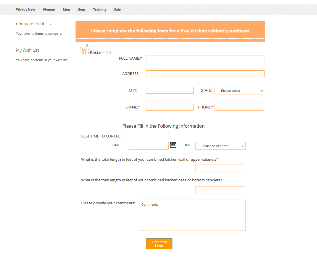 Custom Form on Frontend in Magento 2