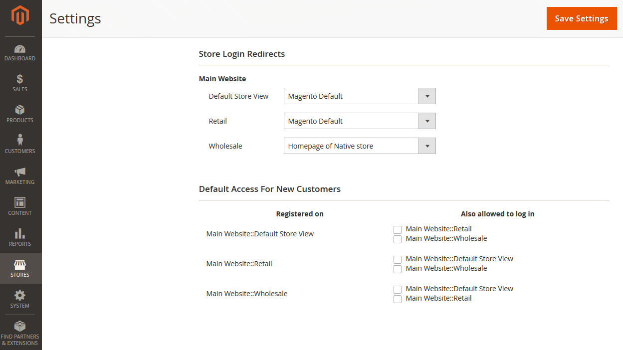 How to Set Store Login Redirects in Magento 2