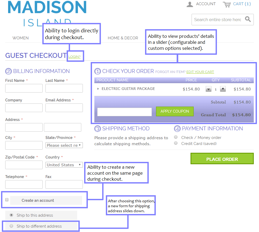 one-page-checkout