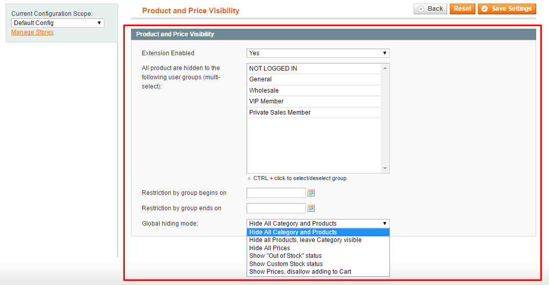 hide-price-general-settings