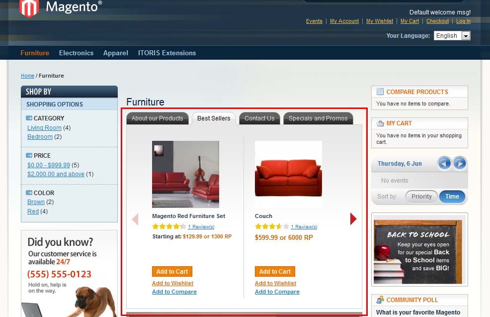 IToris magento product and price visibility rules