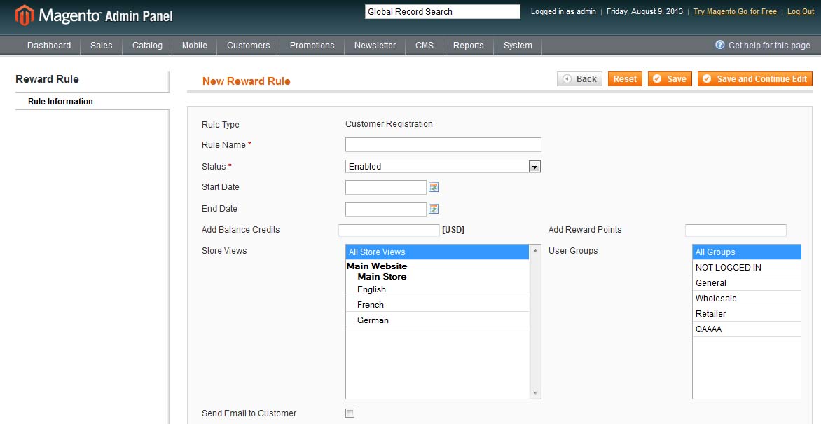 IToris magento product and price visibility rules