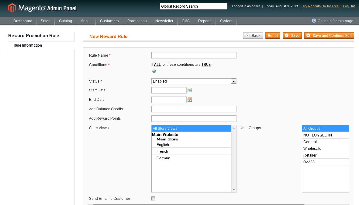 IToris magento product and price visibility rules
