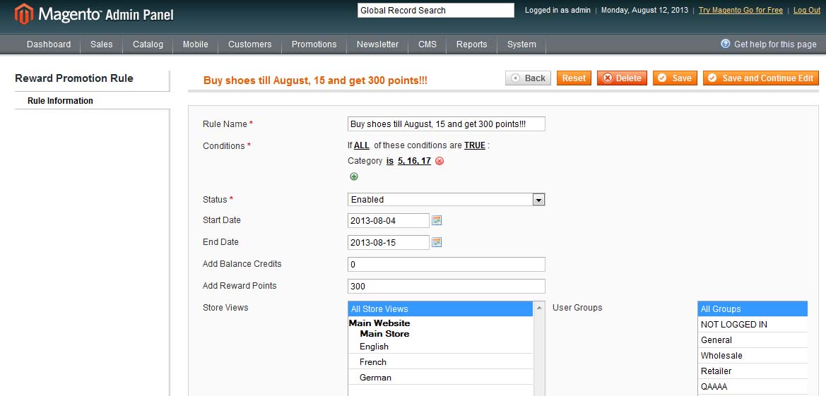 IToris magento product and price visibility rules