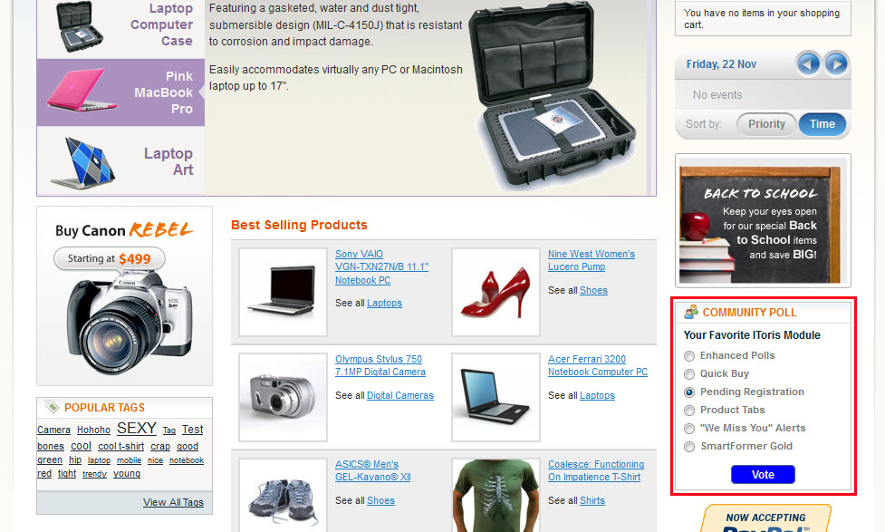 IToris magento product and price visibility rules