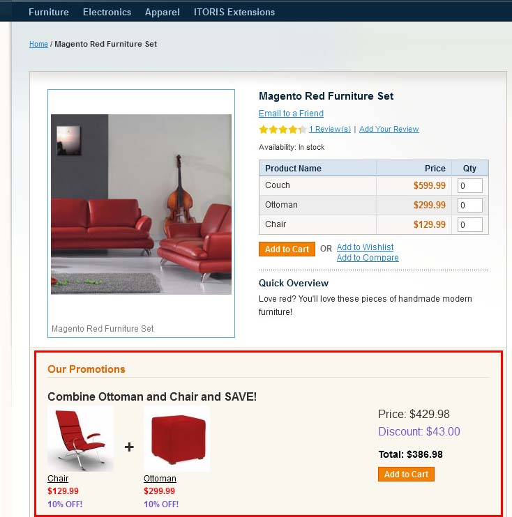 IToris magento product and price visibility rules