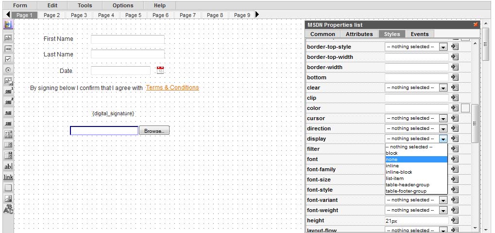 questions and answers settings