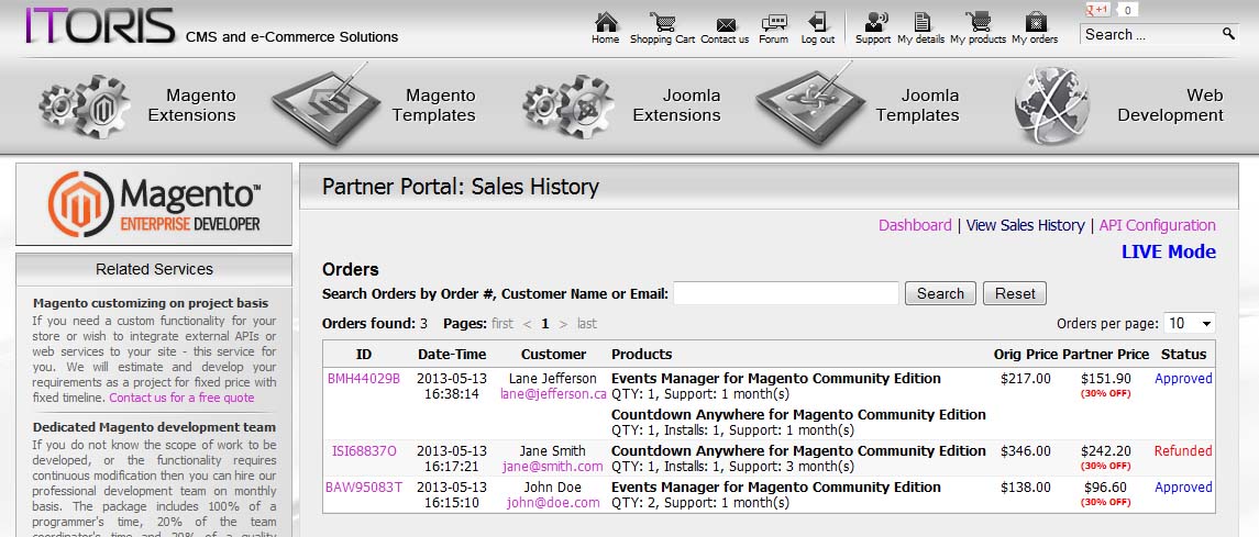 IToris magento product and price visibility rules