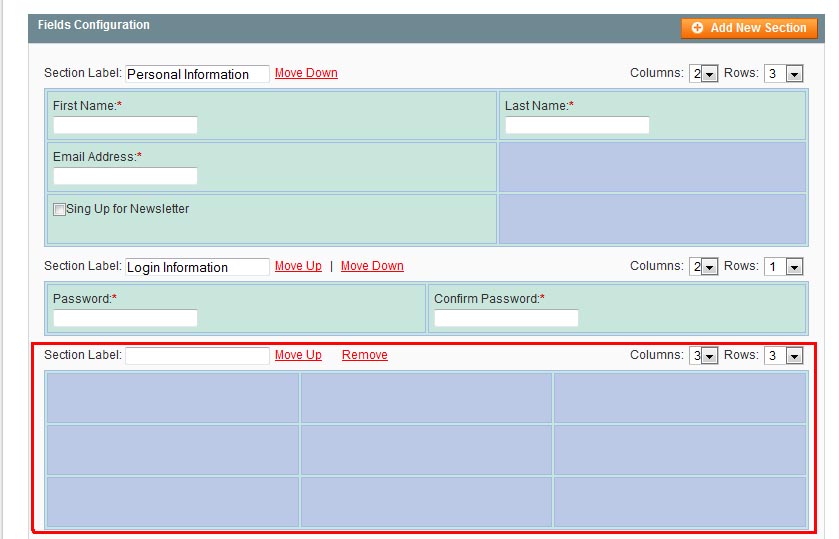 questions and answers settings