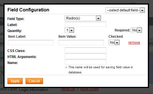 questions and answers settings