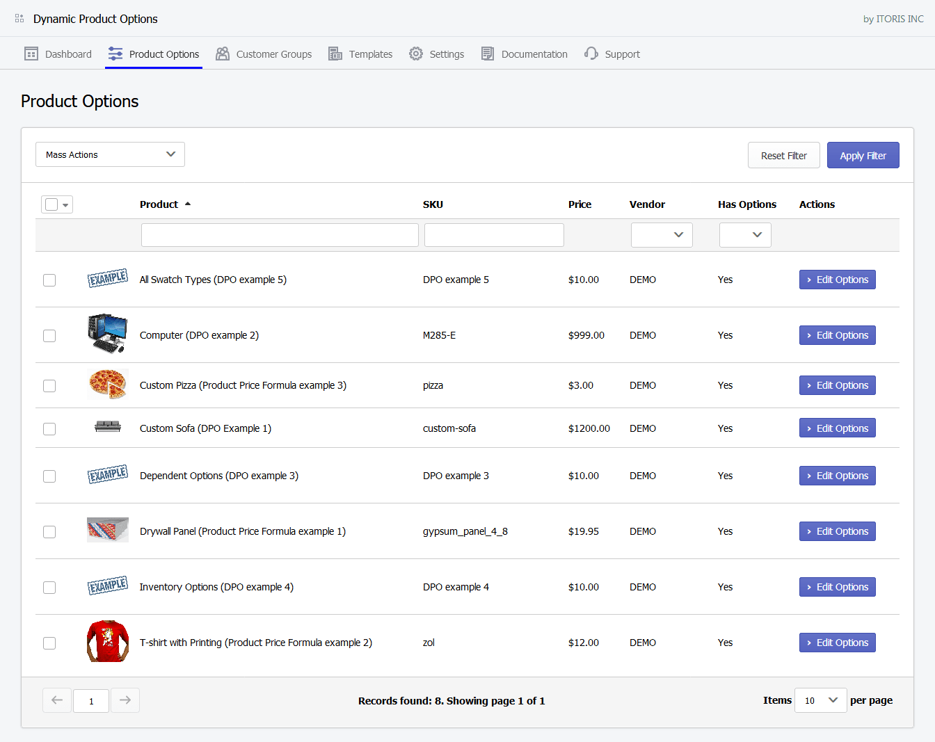 Dynamic Product Options for Shopify User Guide