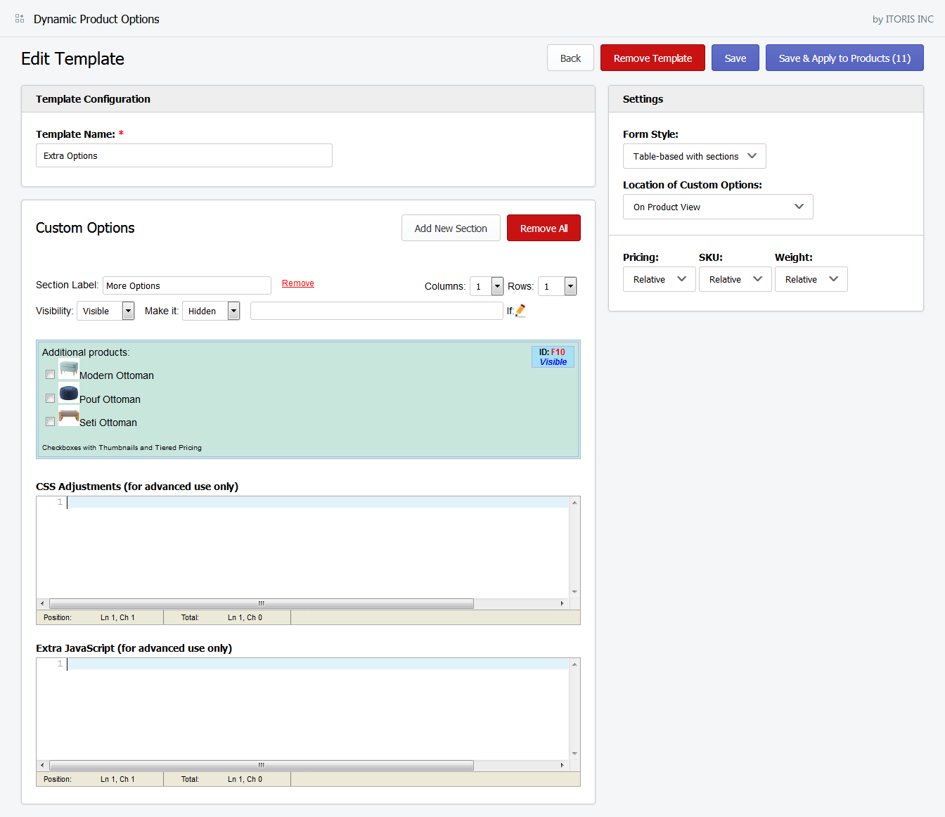 Dynamic Product Options for Shopify User Guide